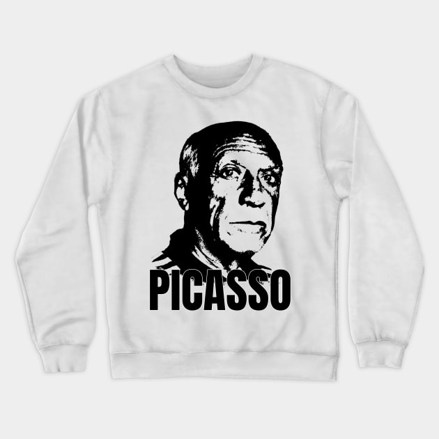 Pablo Picasso Portrait Crewneck Sweatshirt by phatvo